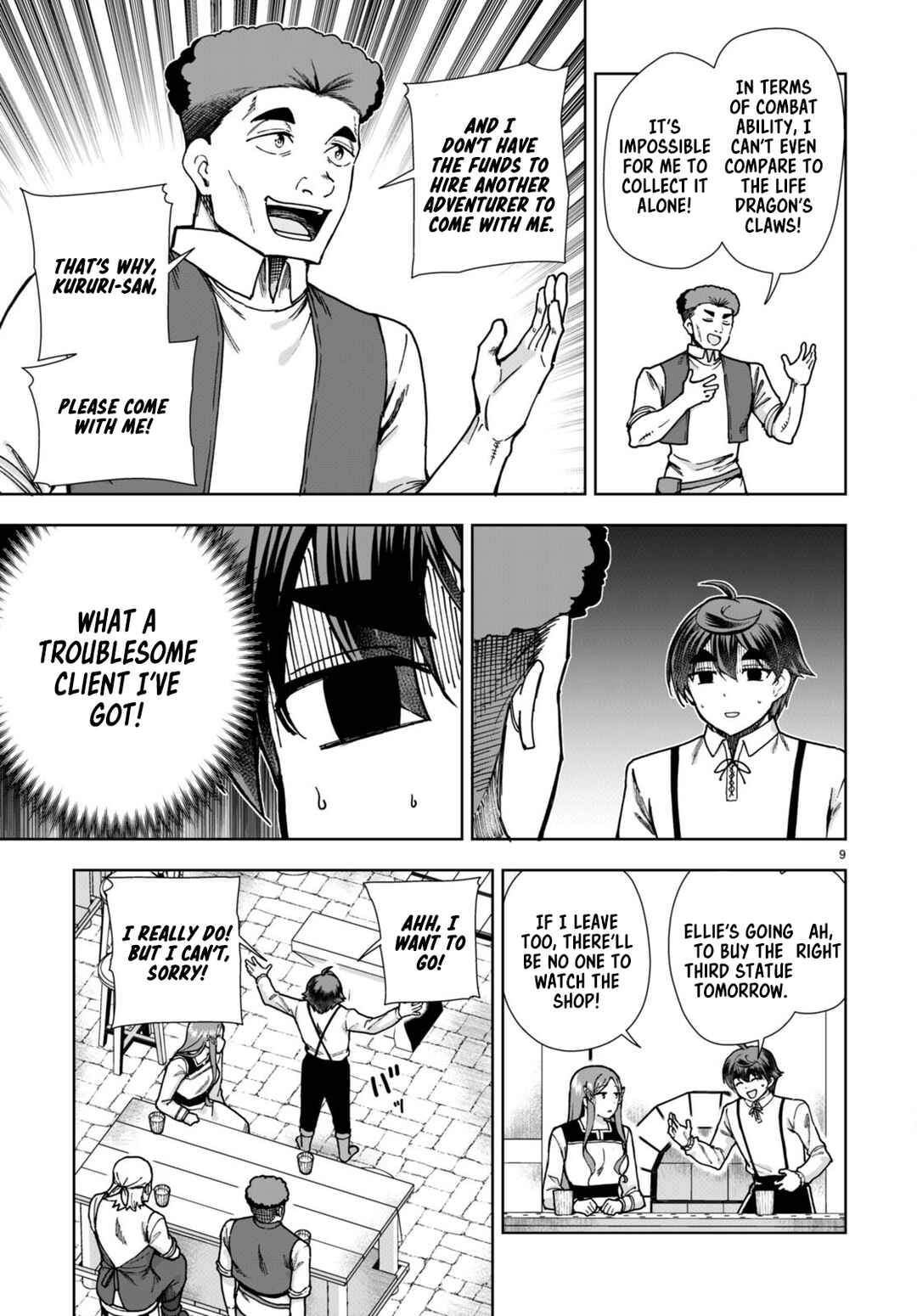 Page 9 Chapter 83 Botsuraku Yotei Nanode, Kajishokunin wo Mezasu