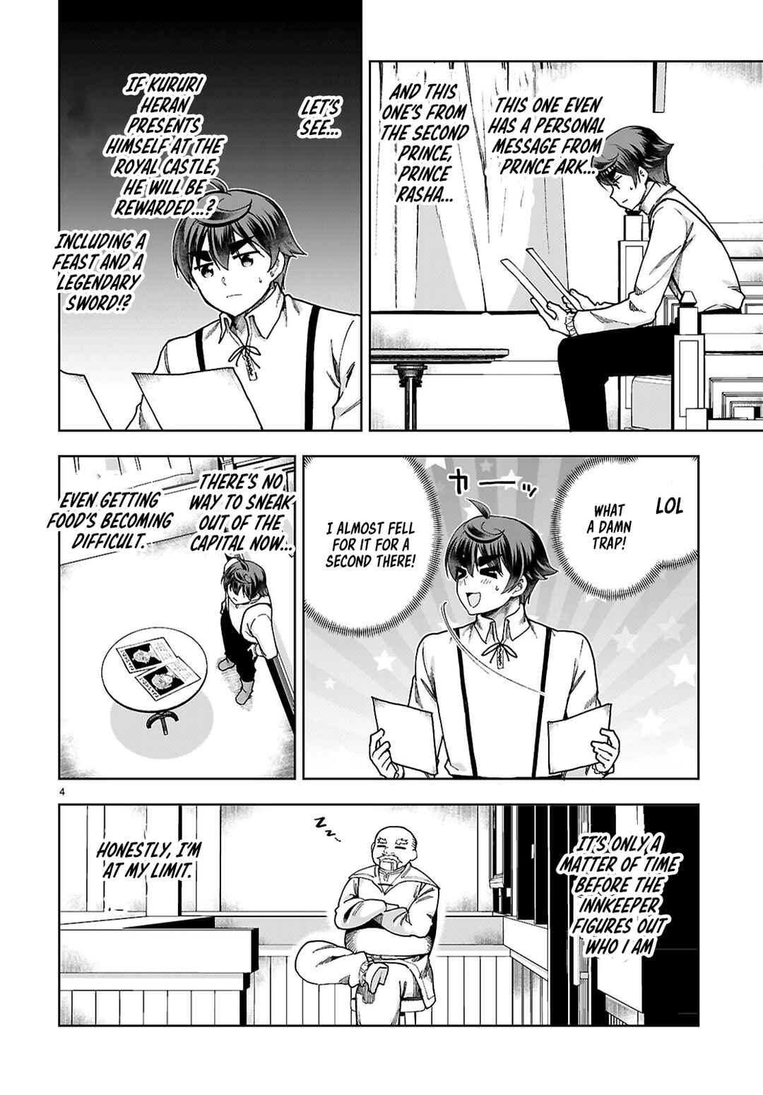 Page 4 Chapter 90 Botsuraku Yotei Nanode, Kajishokunin wo Mezasu