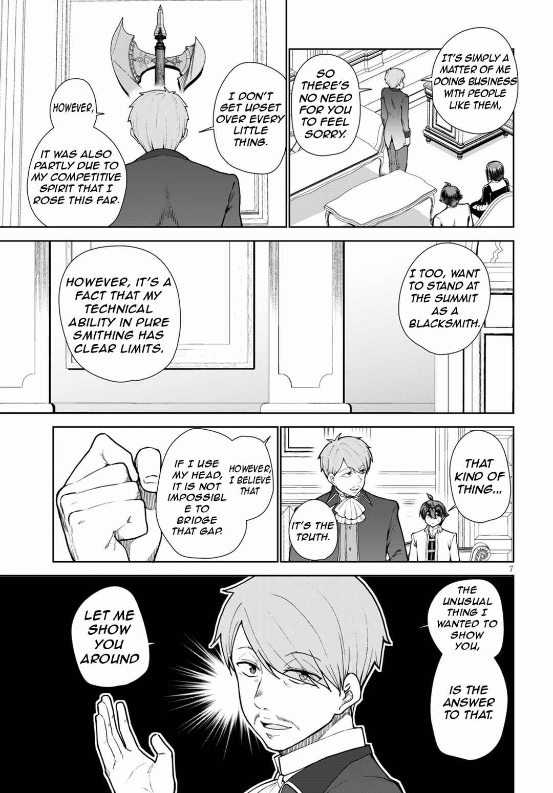 Page 10 Chapter 56 Botsuraku Yotei Nanode, Kajishokunin wo Mezasu