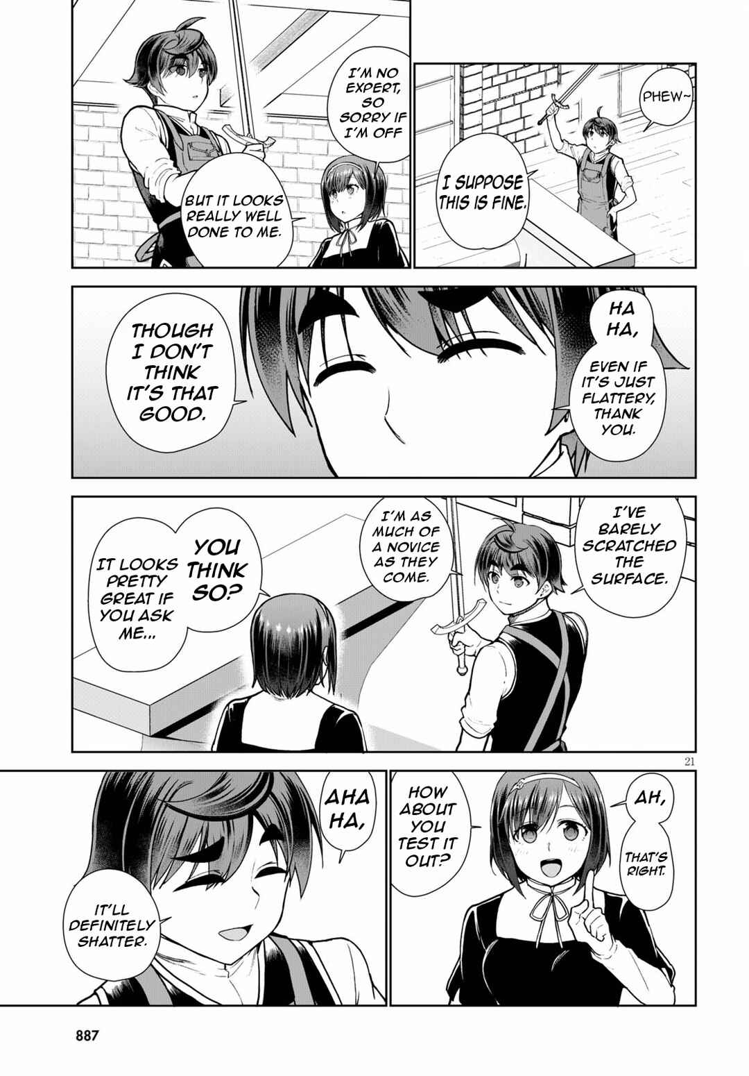 Page 24 Chapter 56 Botsuraku Yotei Nanode, Kajishokunin wo Mezasu