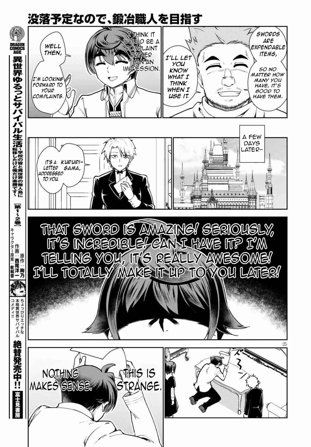 Page 28 Chapter 56 Botsuraku Yotei Nanode, Kajishokunin wo Mezasu