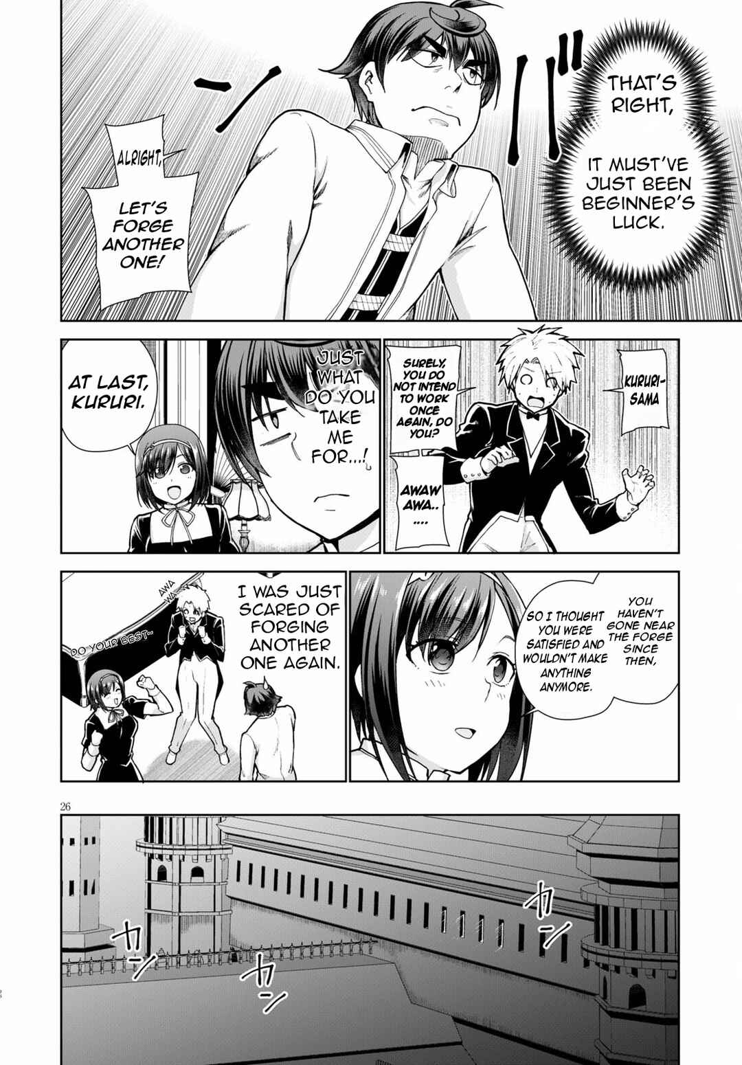 Page 29 Chapter 56 Botsuraku Yotei Nanode, Kajishokunin wo Mezasu