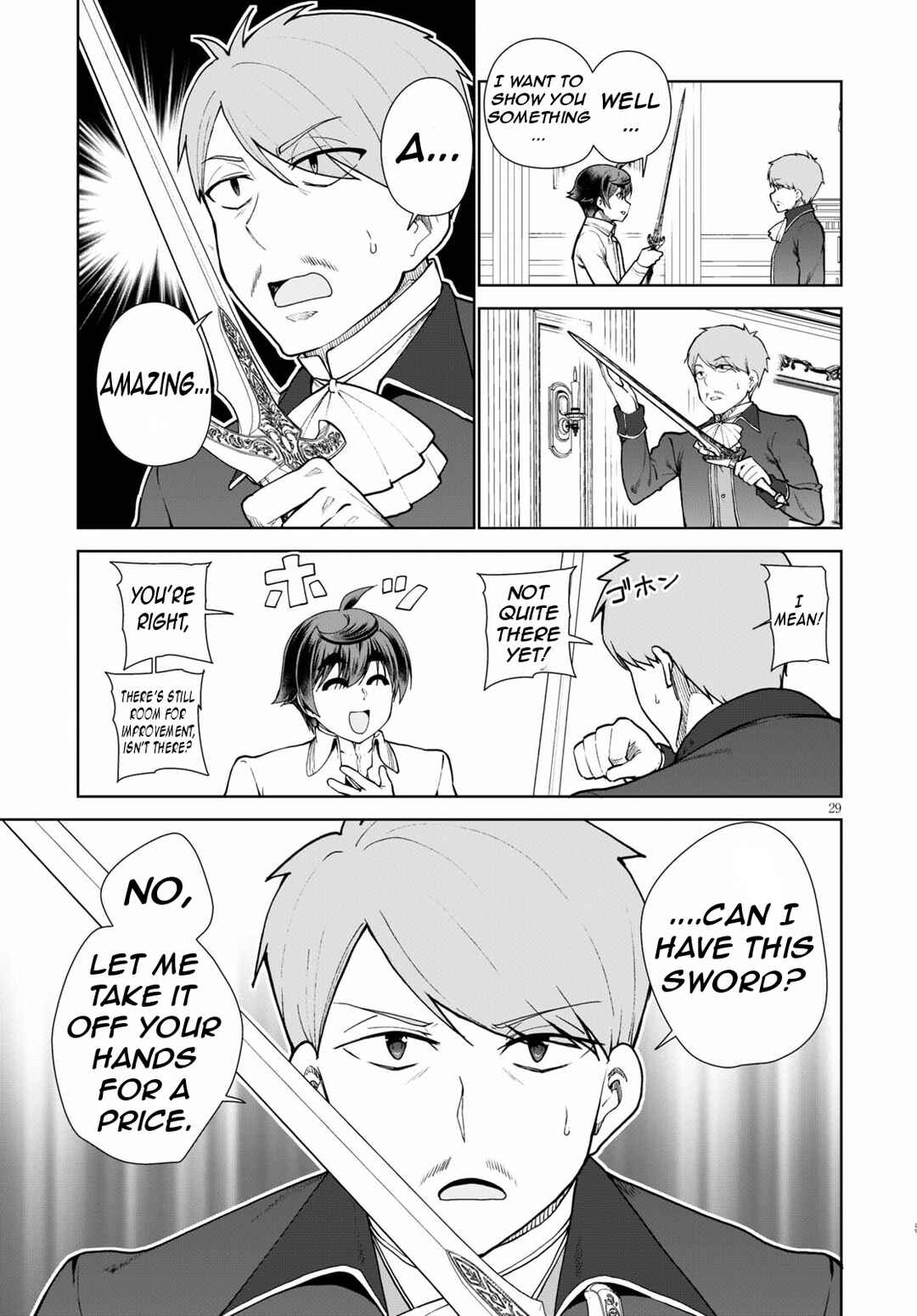 Page 32 Chapter 56 Botsuraku Yotei Nanode, Kajishokunin wo Mezasu