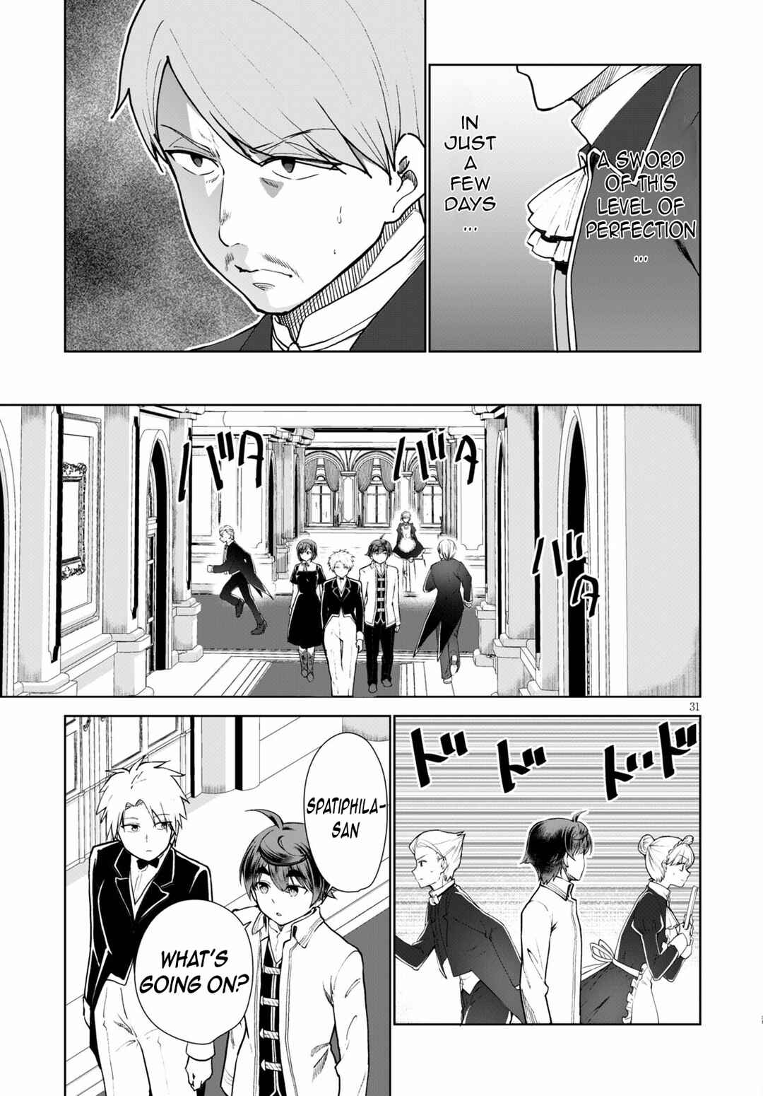 Page 34 Chapter 56 Botsuraku Yotei Nanode, Kajishokunin wo Mezasu
