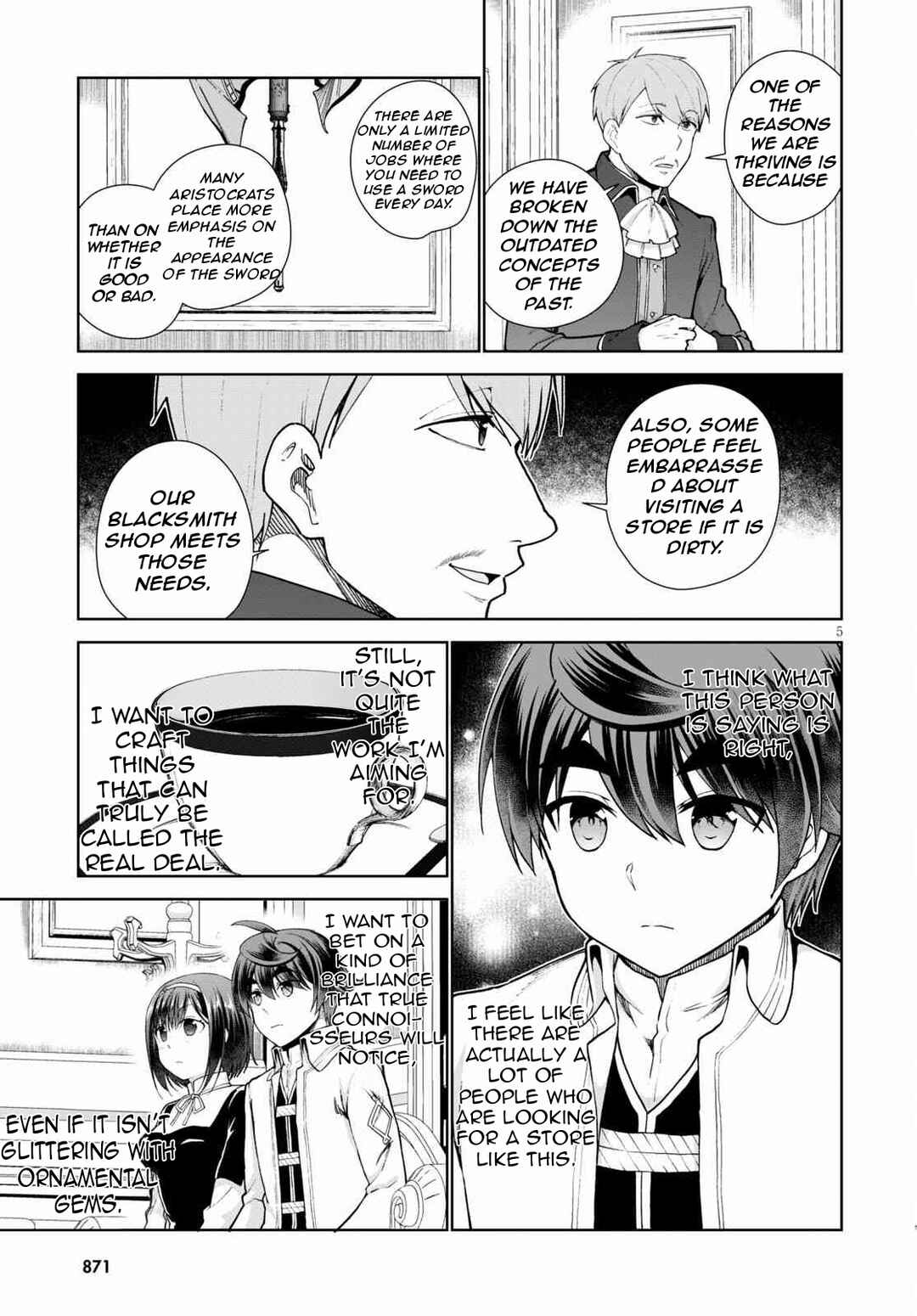 Page 8 Chapter 56 Botsuraku Yotei Nanode, Kajishokunin wo Mezasu