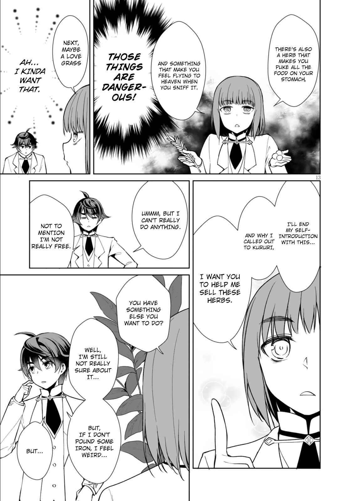 Page 13 Chapter 6 Botsuraku Yotei Nanode, Kajishokunin wo Mezasu