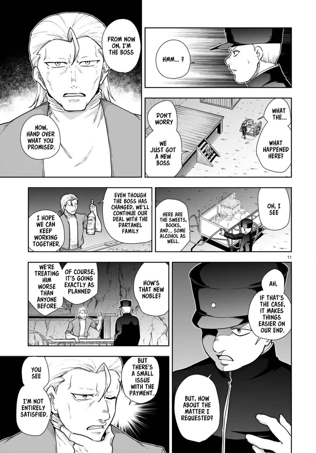 Page 13 Chapter 59 Botsuraku Yotei Nanode, Kajishokunin wo Mezasu