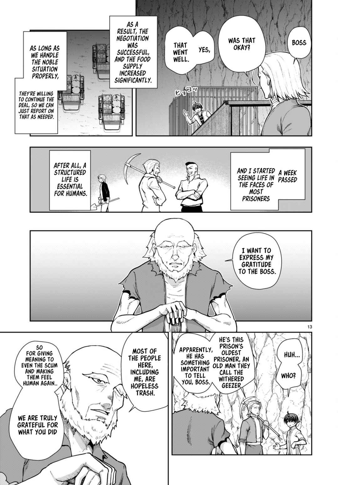 Page 15 Chapter 59 Botsuraku Yotei Nanode, Kajishokunin wo Mezasu
