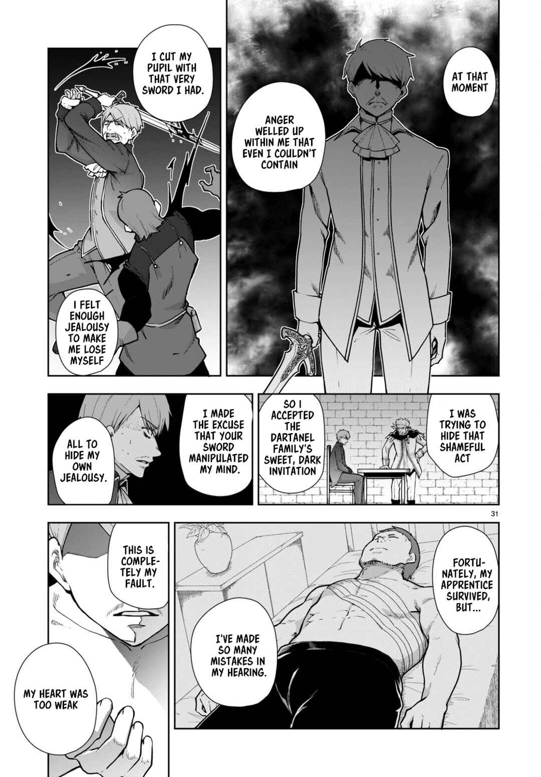 Page 33 Chapter 59 Botsuraku Yotei Nanode, Kajishokunin wo Mezasu