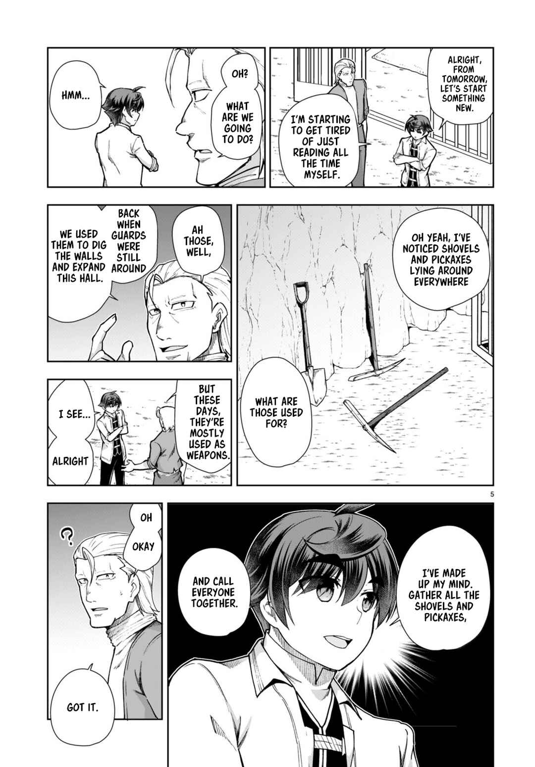 Page 7 Chapter 59 Botsuraku Yotei Nanode, Kajishokunin wo Mezasu