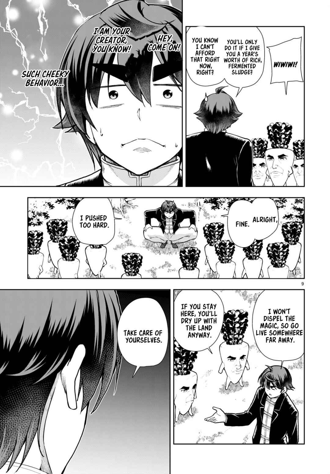 Page 9 Chapter 67 Botsuraku Yotei Nanode, Kajishokunin wo Mezasu