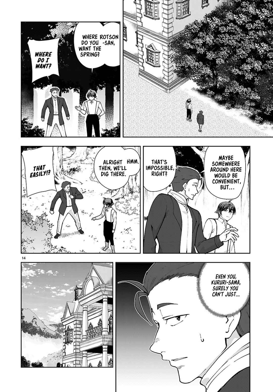 Page 14 Chapter 99 Botsuraku Yotei Nanode, Kajishokunin wo Mezasu