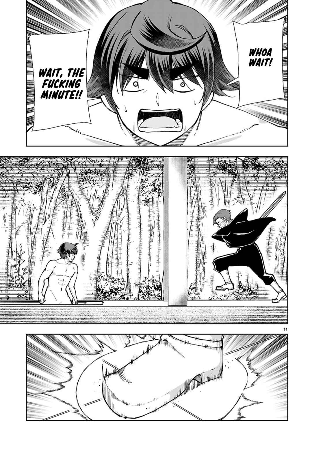 Page 13 Chapter 100 Botsuraku Yotei Nanode, Kajishokunin wo Mezasu