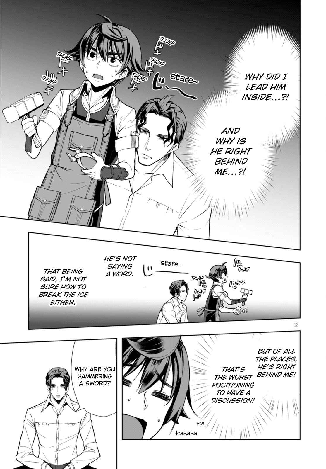 Page 13 Chapter 3 Botsuraku Yotei Nanode, Kajishokunin wo Mezasu