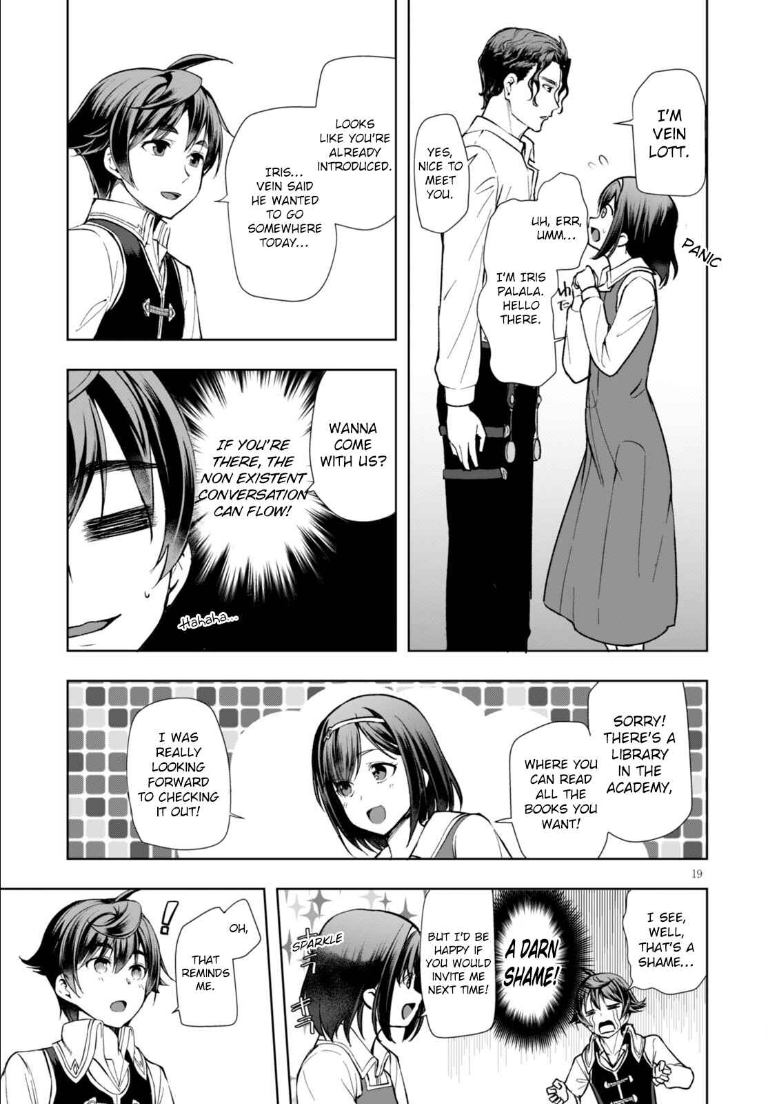 Page 19 Chapter 3 Botsuraku Yotei Nanode, Kajishokunin wo Mezasu