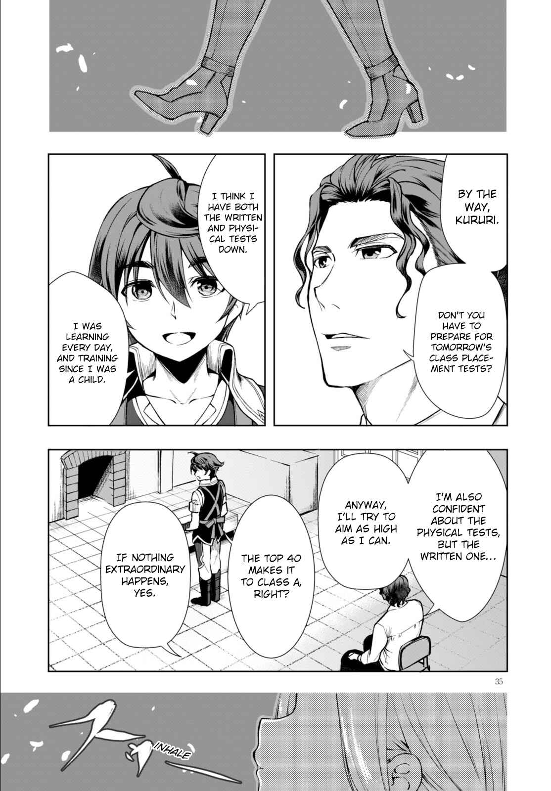Page 34 Chapter 3 Botsuraku Yotei Nanode, Kajishokunin wo Mezasu