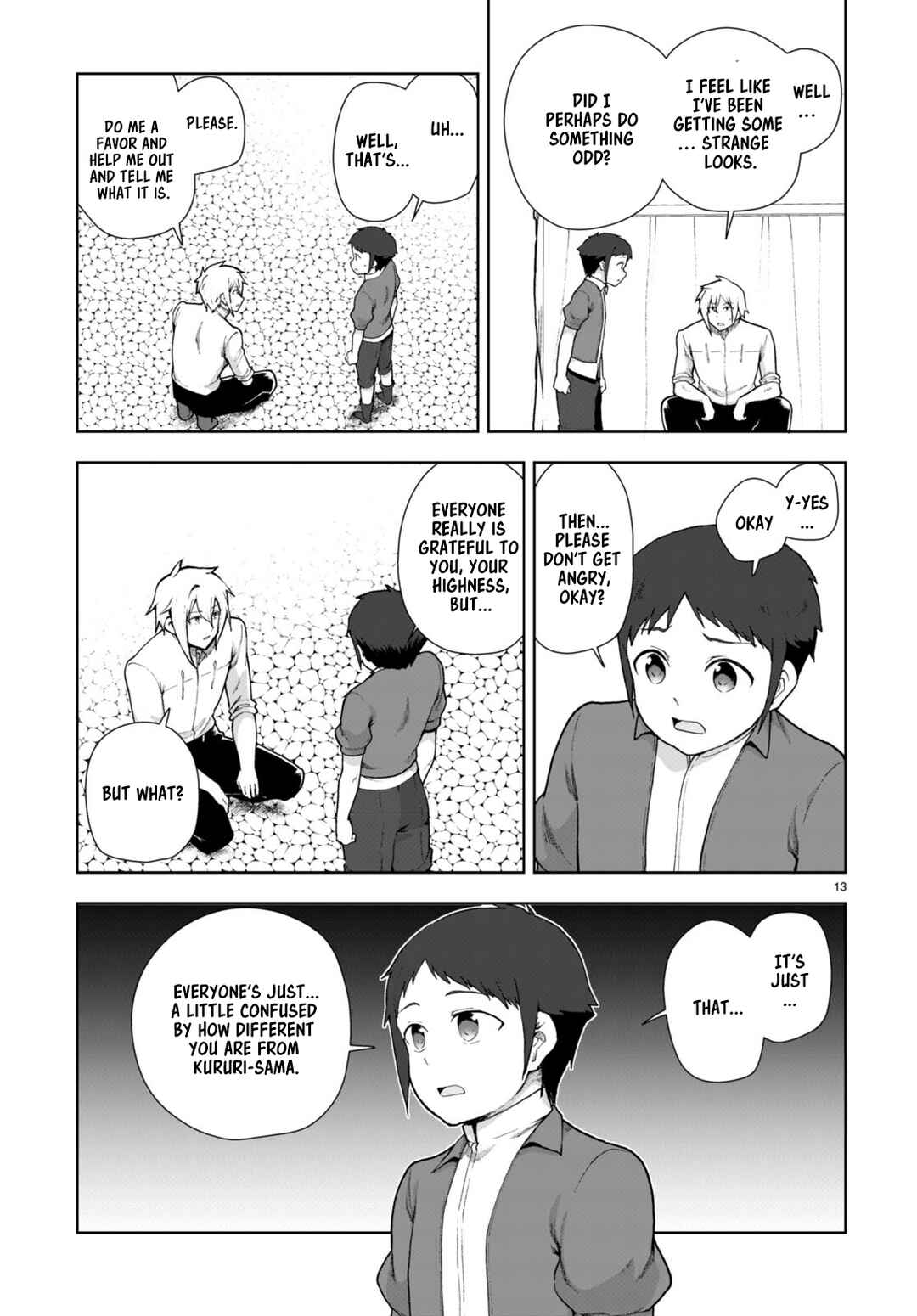Page 13 Chapter 76 Botsuraku Yotei Nanode, Kajishokunin wo Mezasu
