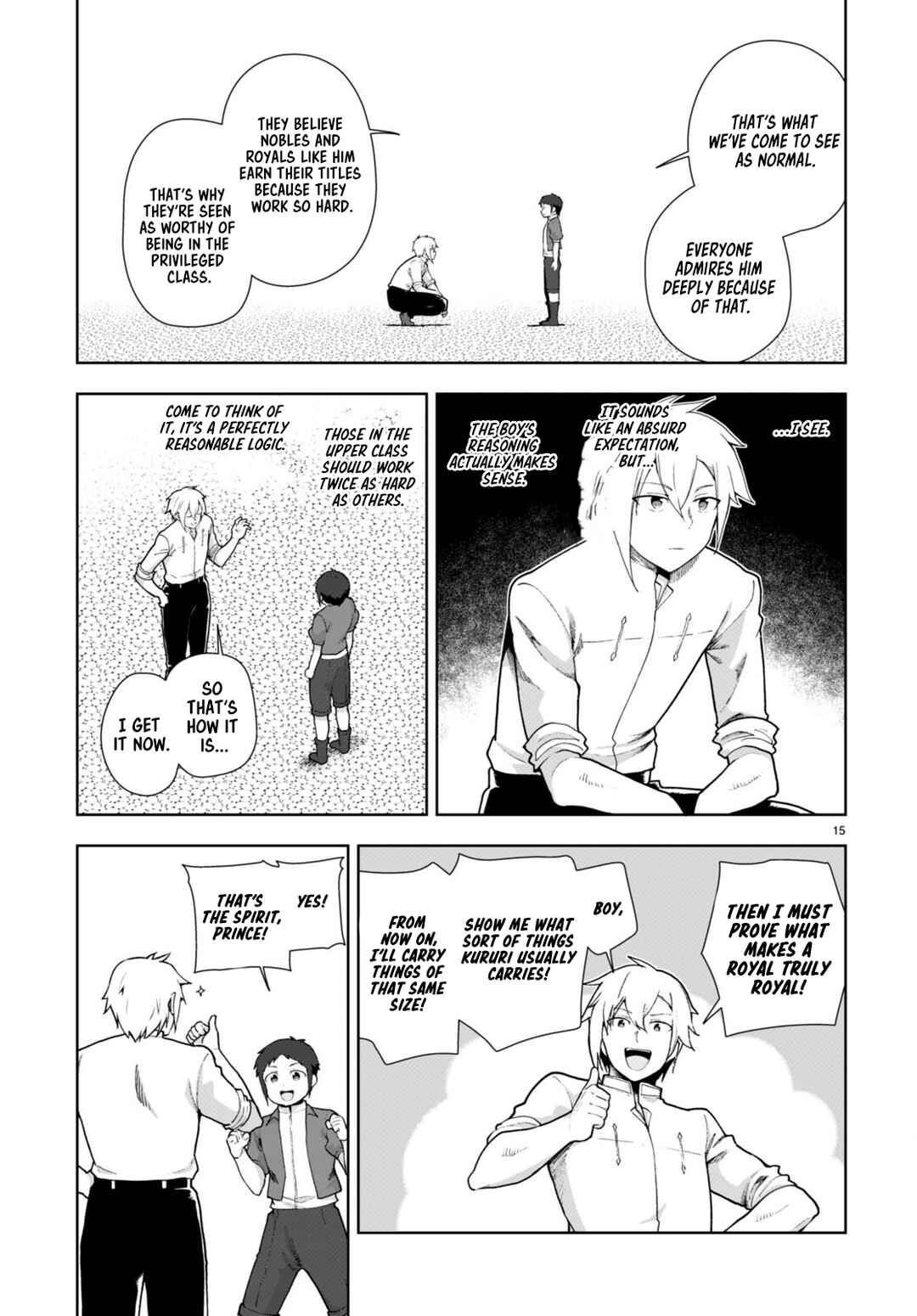 Page 15 Chapter 76 Botsuraku Yotei Nanode, Kajishokunin wo Mezasu