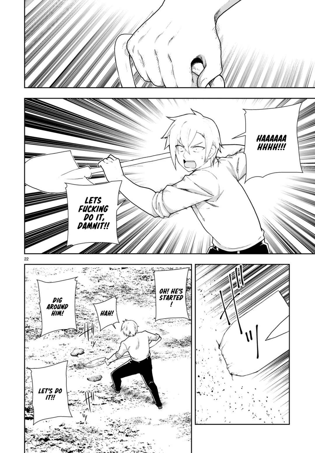 Page 22 Chapter 76 Botsuraku Yotei Nanode, Kajishokunin wo Mezasu