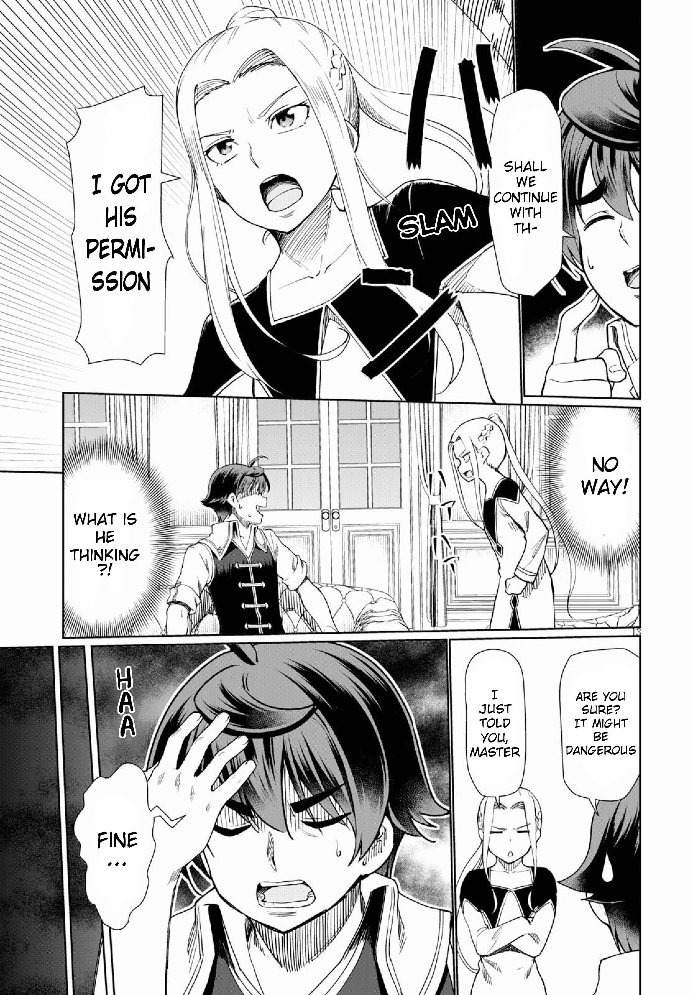 Page 13 Chapter 27 Botsuraku Yotei Nanode, Kajishokunin wo Mezasu