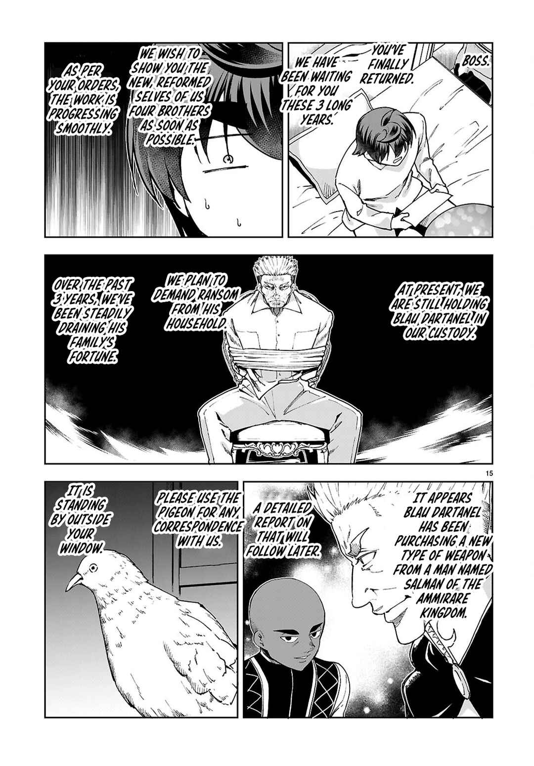 Page 15 Chapter 94 Botsuraku Yotei Nanode, Kajishokunin wo Mezasu