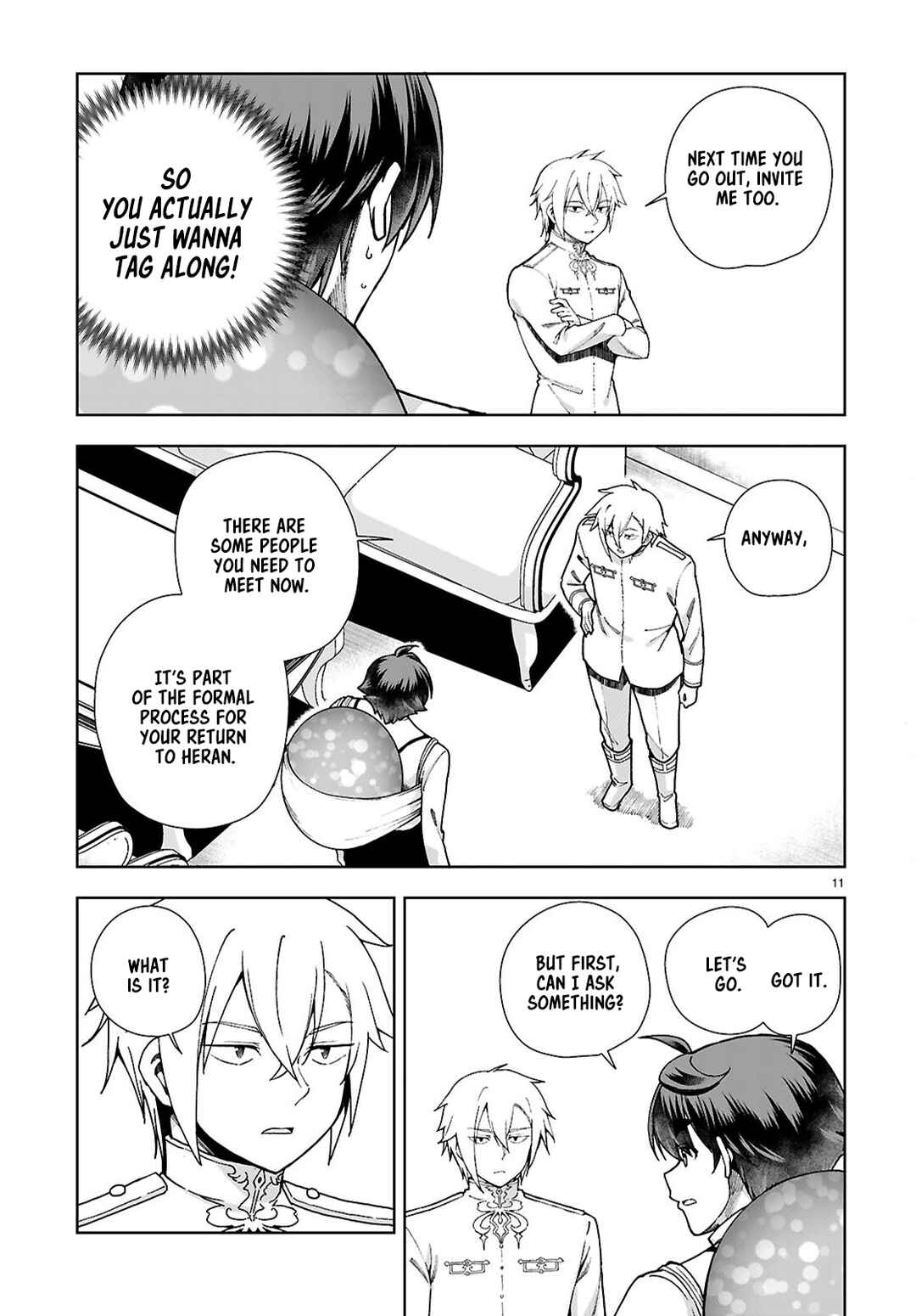 Page 11 Chapter 93 Botsuraku Yotei Nanode, Kajishokunin wo Mezasu