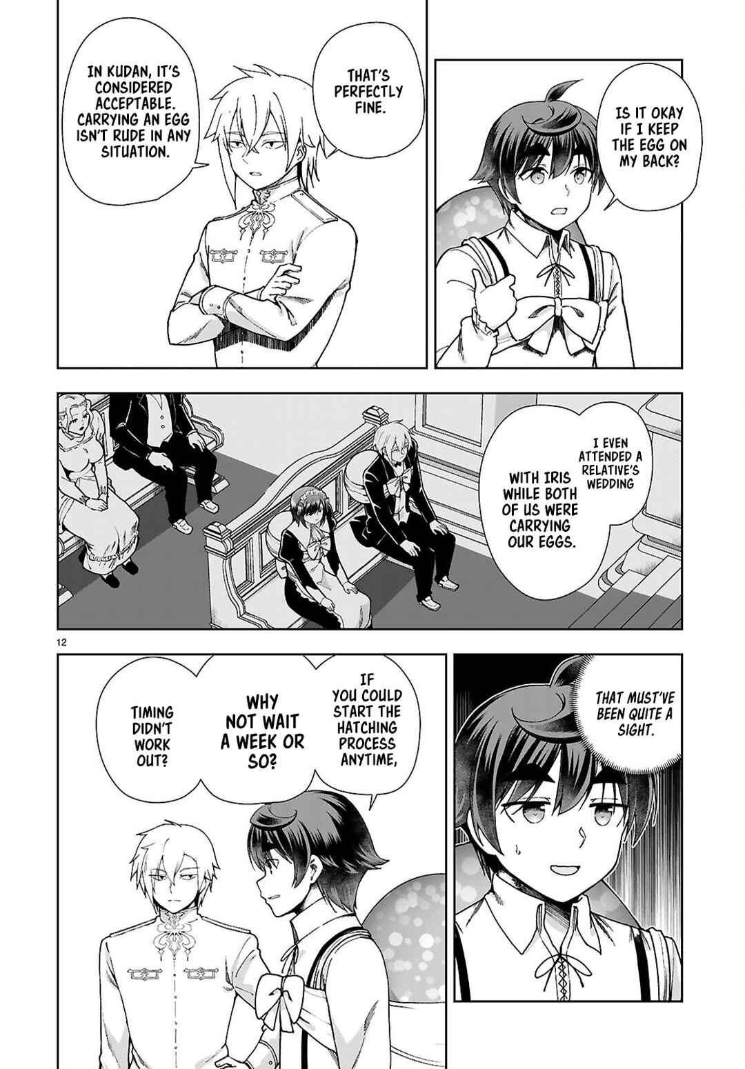Page 12 Chapter 93 Botsuraku Yotei Nanode, Kajishokunin wo Mezasu