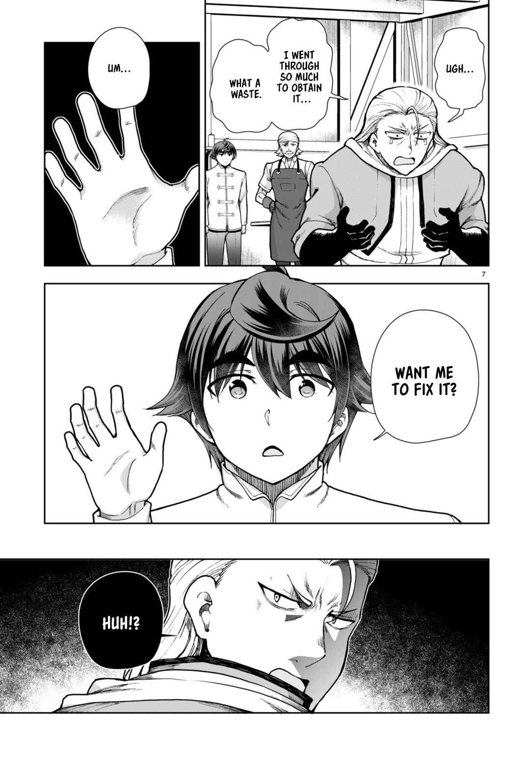 Page 7 Chapter 78 Botsuraku Yotei Nanode, Kajishokunin wo Mezasu