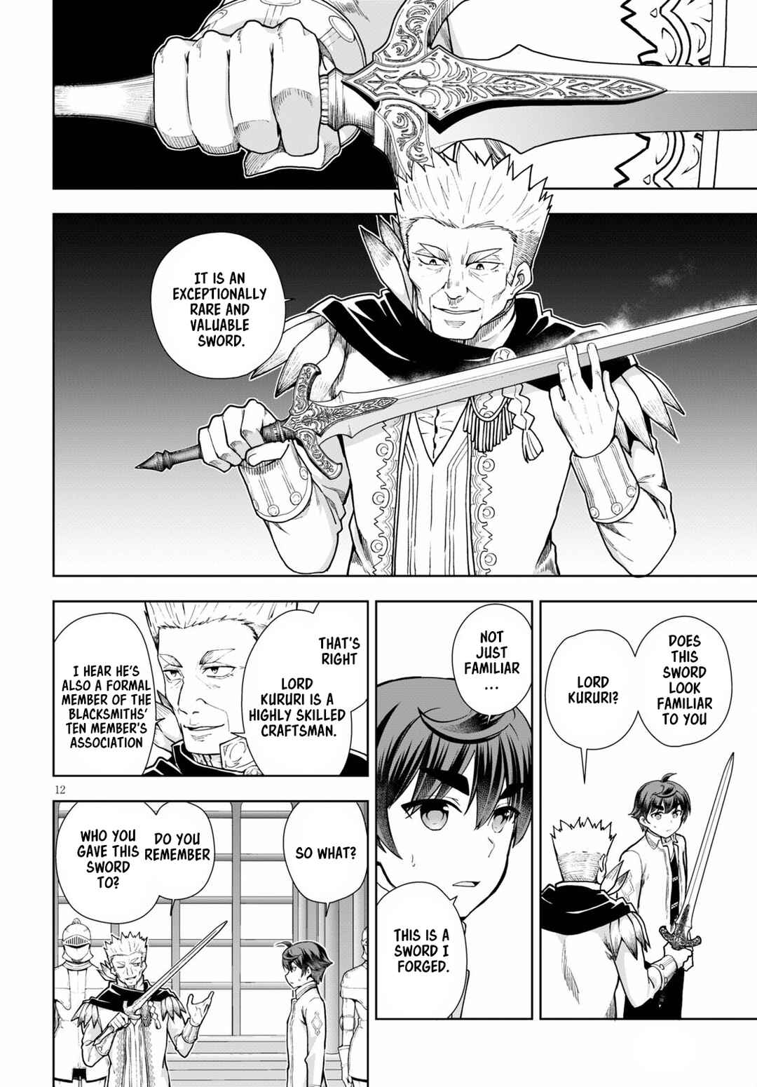 Page 12 Chapter 57 Botsuraku Yotei Nanode, Kajishokunin wo Mezasu