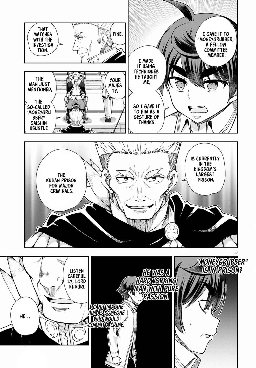 Page 13 Chapter 57 Botsuraku Yotei Nanode, Kajishokunin wo Mezasu