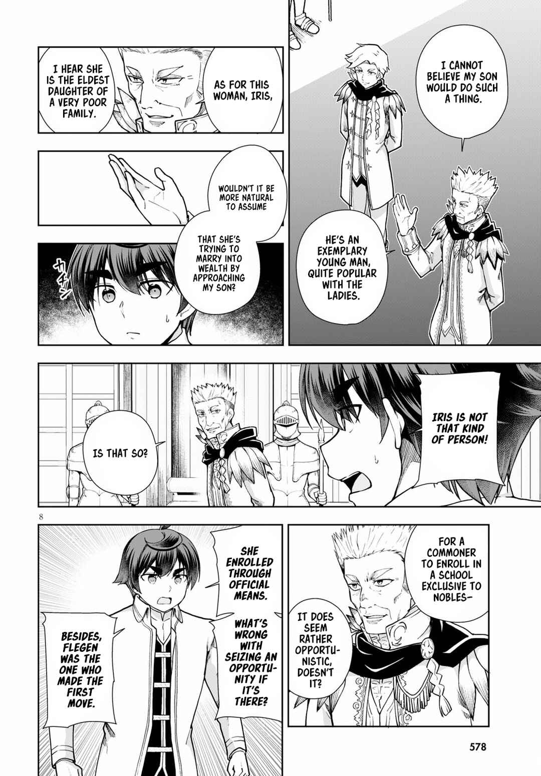 Page 8 Chapter 57 Botsuraku Yotei Nanode, Kajishokunin wo Mezasu