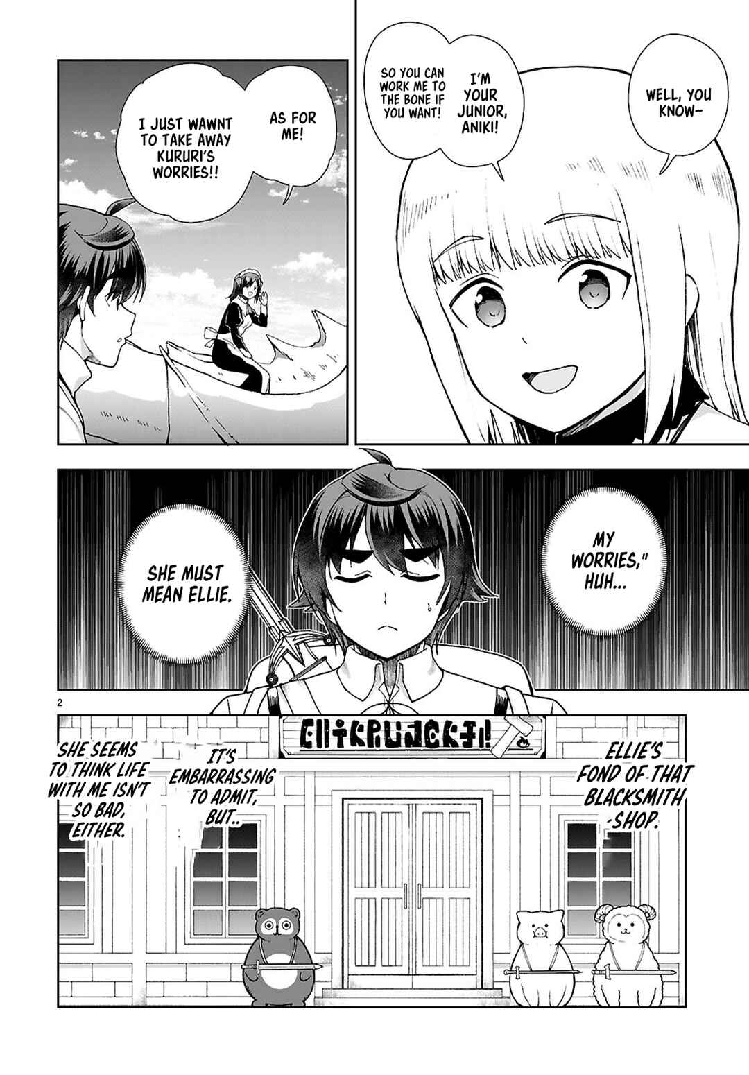 Page 2 Chapter 96 Botsuraku Yotei Nanode, Kajishokunin wo Mezasu