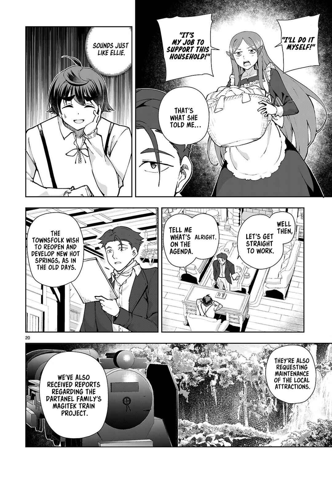 Page 20 Chapter 96 Botsuraku Yotei Nanode, Kajishokunin wo Mezasu