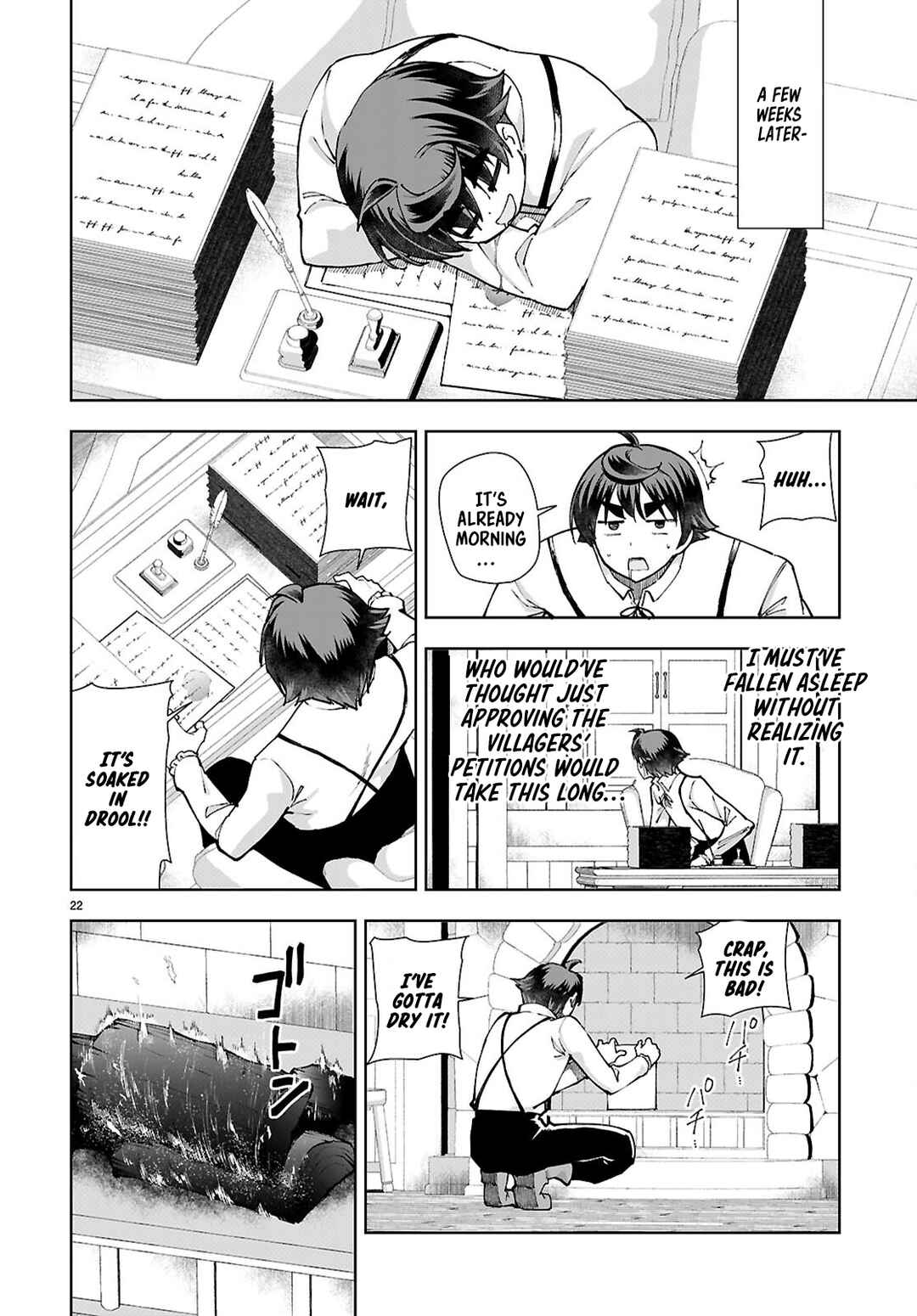 Page 22 Chapter 96 Botsuraku Yotei Nanode, Kajishokunin wo Mezasu