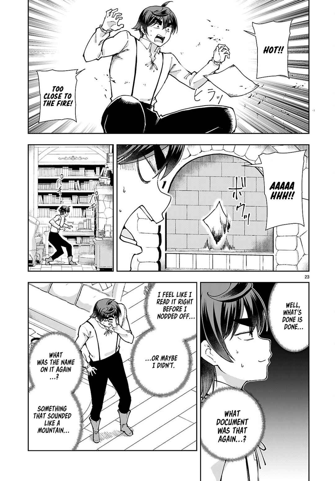 Page 23 Chapter 96 Botsuraku Yotei Nanode, Kajishokunin wo Mezasu