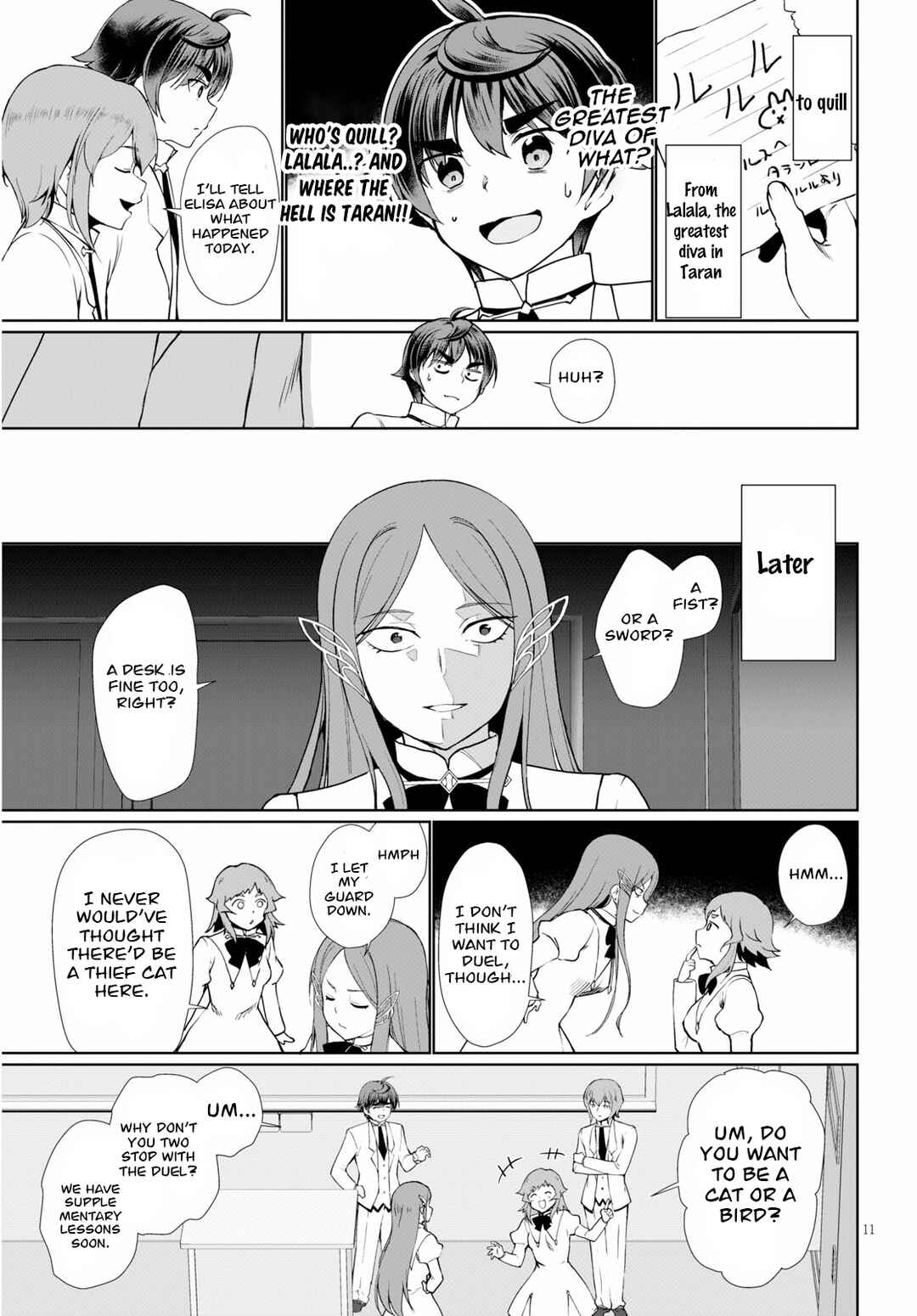 Page 11 Chapter 35 Botsuraku Yotei Nanode, Kajishokunin wo Mezasu