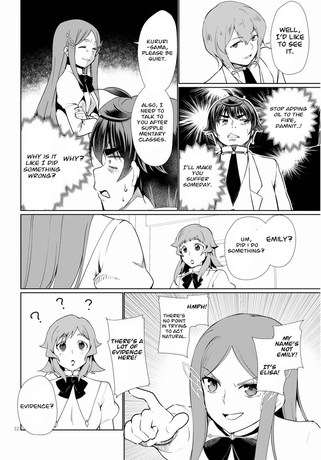 Page 12 Chapter 35 Botsuraku Yotei Nanode, Kajishokunin wo Mezasu