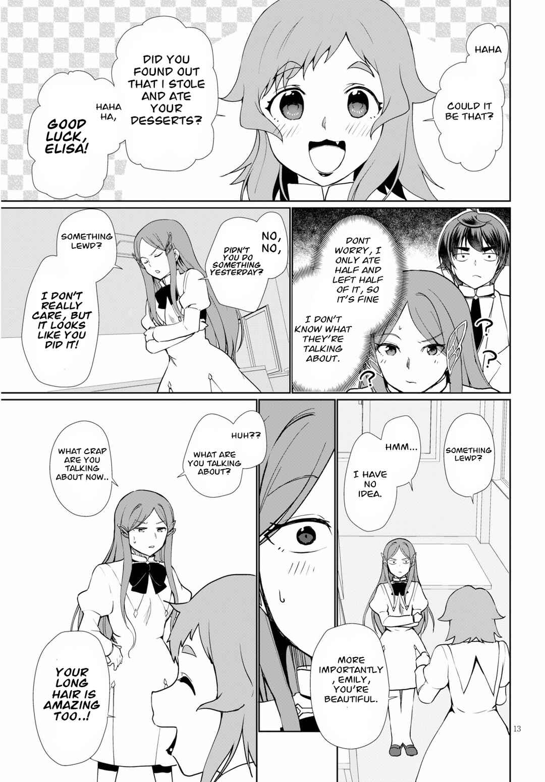 Page 13 Chapter 35 Botsuraku Yotei Nanode, Kajishokunin wo Mezasu