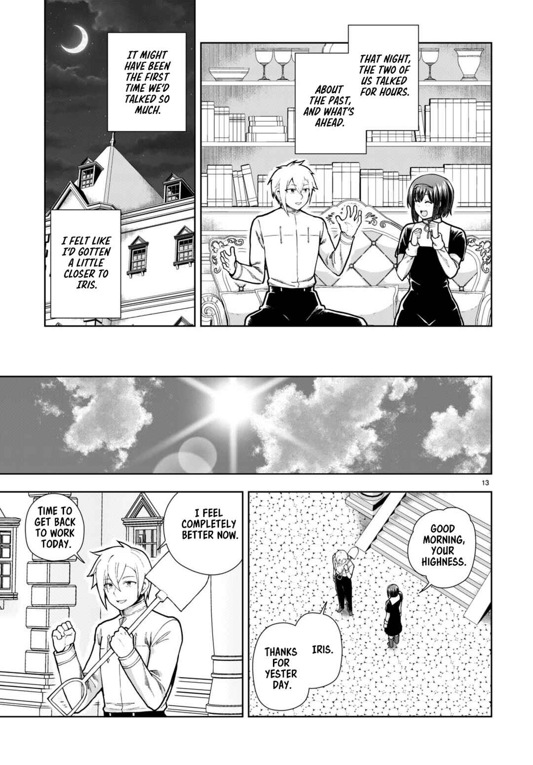 Page 15 Chapter 77 Botsuraku Yotei Nanode, Kajishokunin wo Mezasu