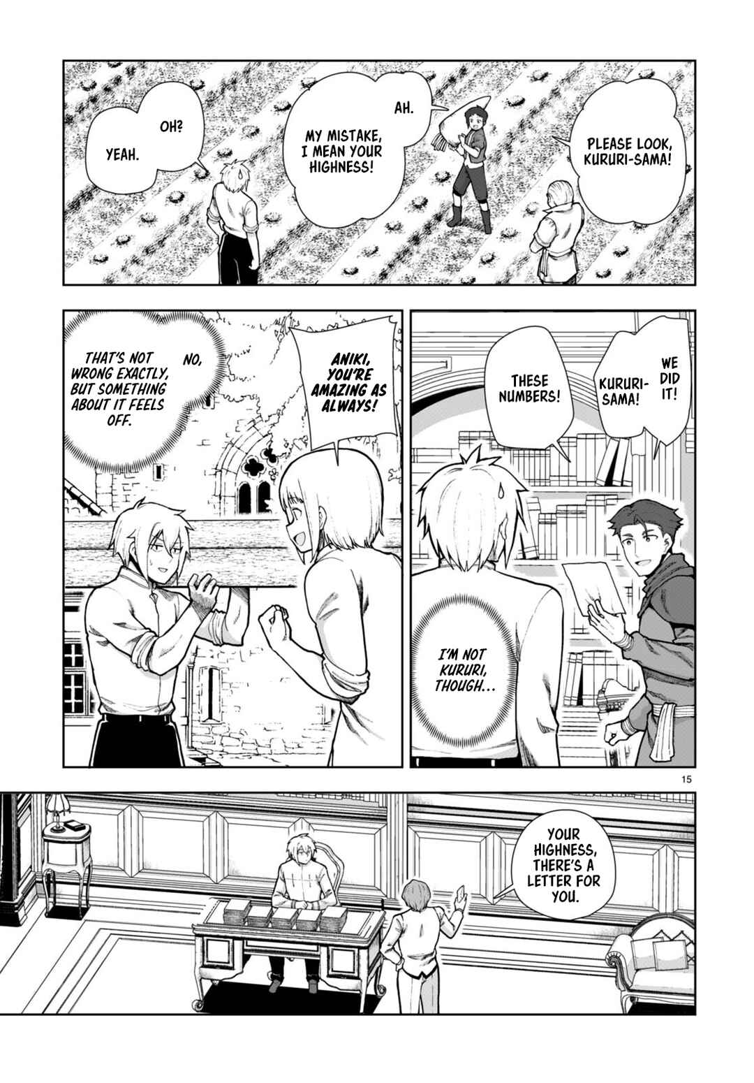 Page 17 Chapter 77 Botsuraku Yotei Nanode, Kajishokunin wo Mezasu