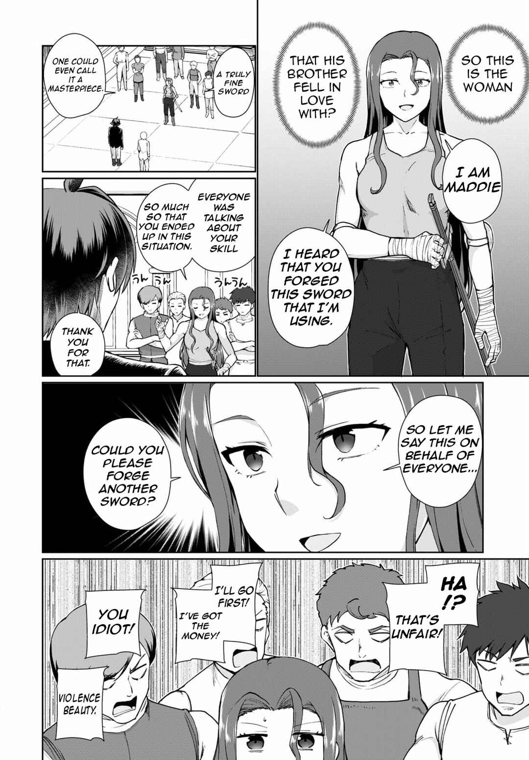 Page 9 Chapter 53 Botsuraku Yotei Nanode, Kajishokunin wo Mezasu