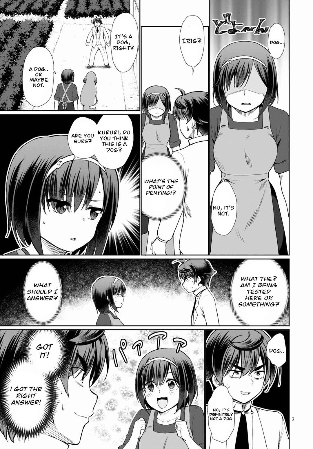 Page 3 Chapter 37 Botsuraku Yotei Nanode, Kajishokunin wo Mezasu