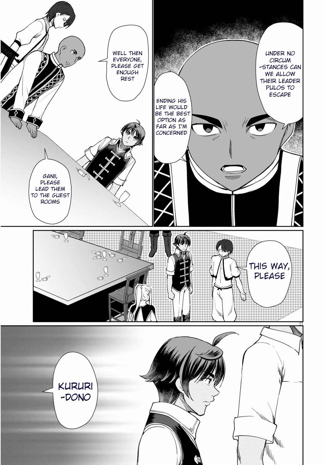 Page 21 Chapter 29 Botsuraku Yotei Nanode, Kajishokunin wo Mezasu