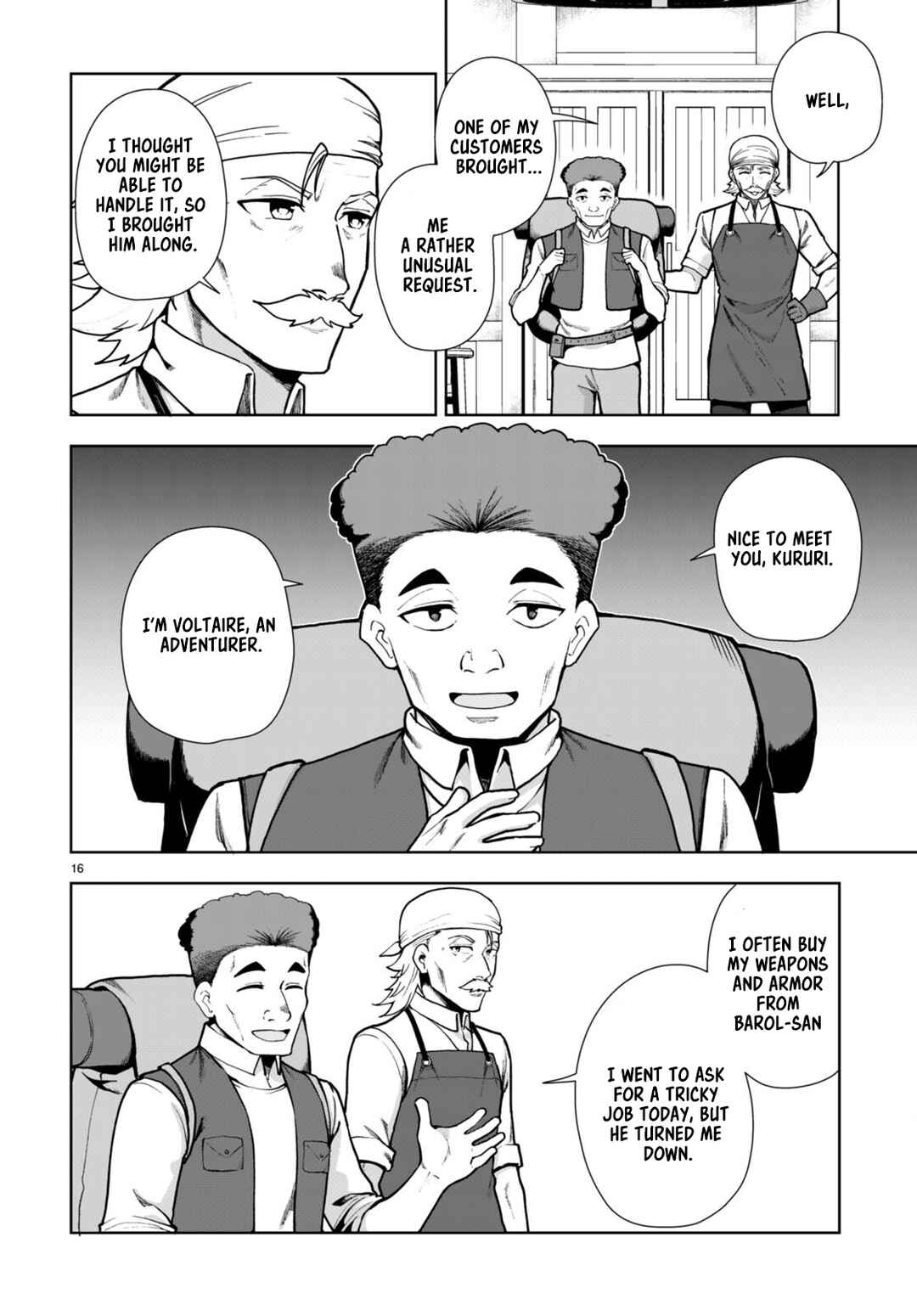 Page 16 Chapter 82 Botsuraku Yotei Nanode, Kajishokunin wo Mezasu