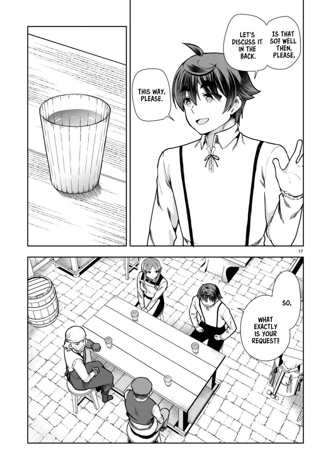 Page 17 Chapter 82 Botsuraku Yotei Nanode, Kajishokunin wo Mezasu