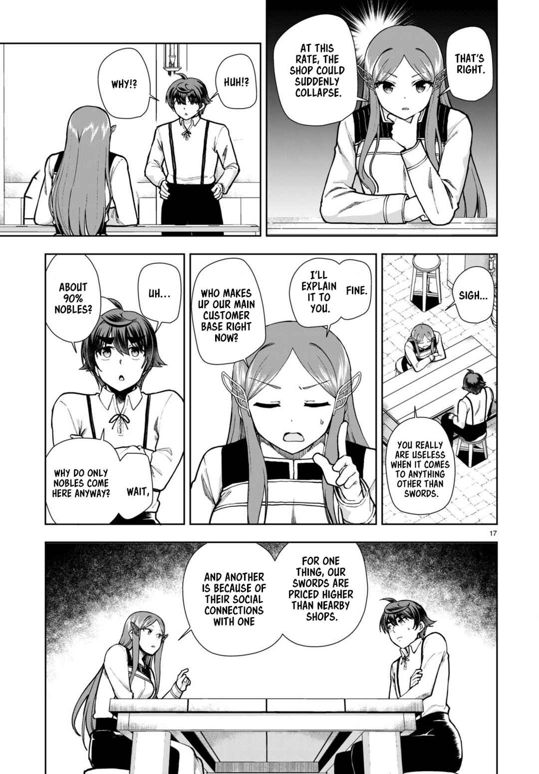 Page 17 Chapter 81 Botsuraku Yotei Nanode, Kajishokunin wo Mezasu
