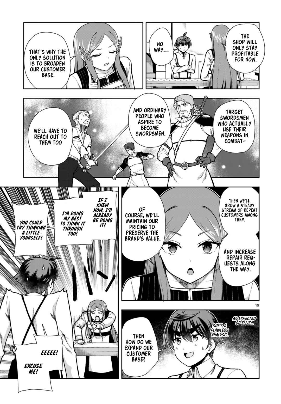 Page 19 Chapter 81 Botsuraku Yotei Nanode, Kajishokunin wo Mezasu