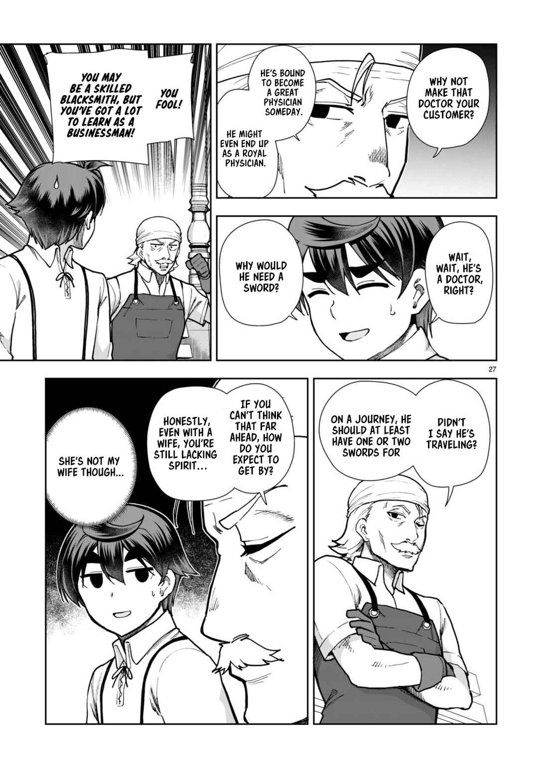 Page 27 Chapter 81 Botsuraku Yotei Nanode, Kajishokunin wo Mezasu