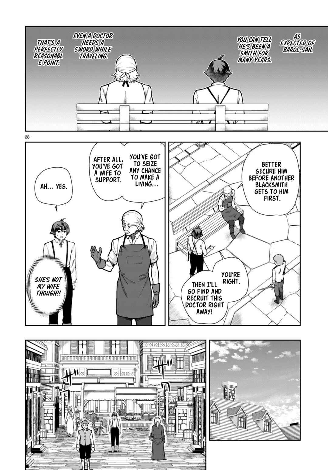 Page 28 Chapter 81 Botsuraku Yotei Nanode, Kajishokunin wo Mezasu