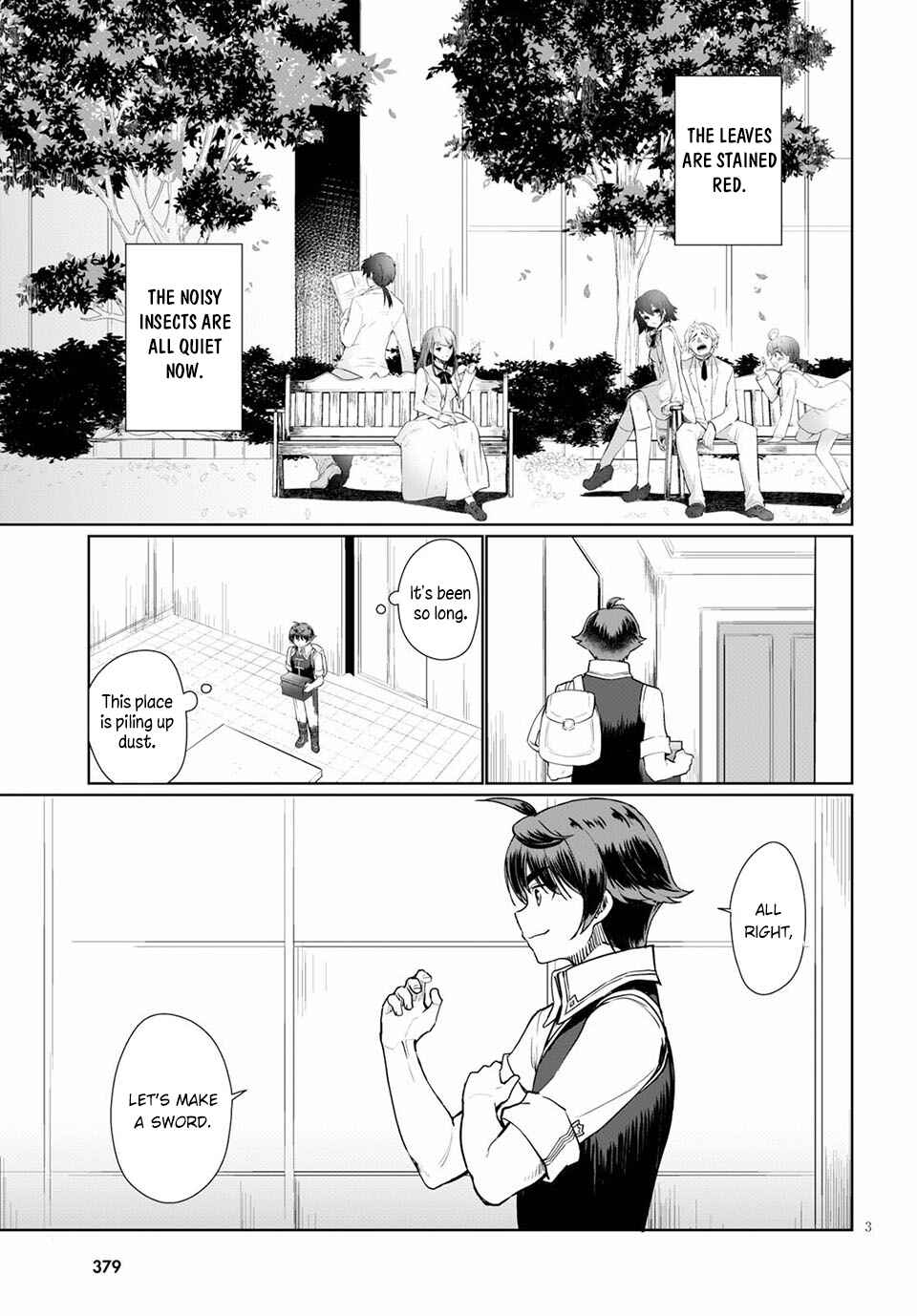 Page 4 Chapter 34 Botsuraku Yotei Nanode, Kajishokunin wo Mezasu